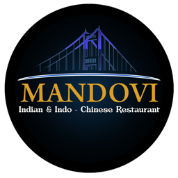 Mandovi Restaurant logo.